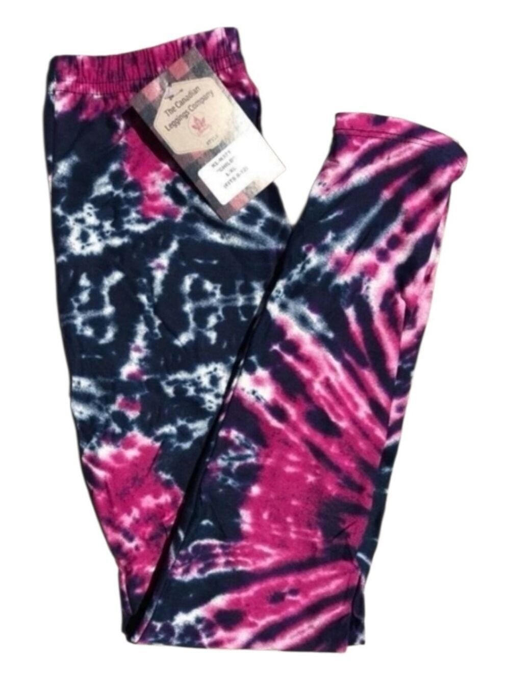 LEGGINGS DEPOT KID'S Tye Dye Print Full Length Leggings Size Small NWT